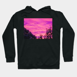 Yesterday's Pink Sky Photograph Hoodie